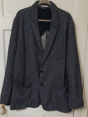 Goodfellow & Co Navy Herringbone Blazer